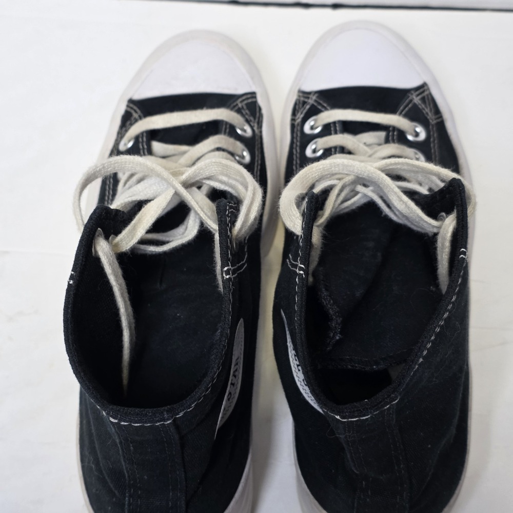 Converse Chuck Taylor All Star Lugged Hi Black Platform Sneakers Women's 8.5 - Picture 7 of 9